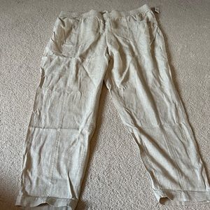 Brand new with tags khaki linen pants